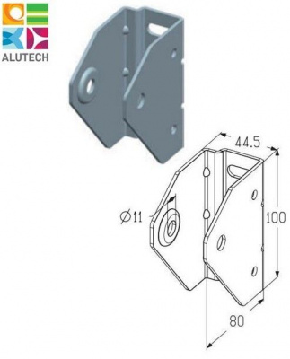 ALUTECH:  403410200 - Кронштейн  PB-100L фотография
